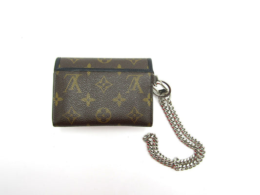LOUIS VUITTON LV Monogram MacArthur Portefeuil Compact M60167 Chain Wallet Wallet