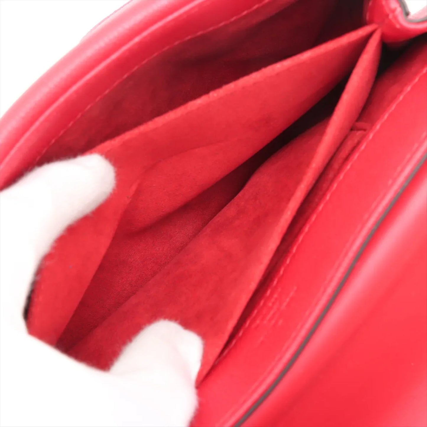 LOUIS VUITTON Vuitton Monogram Verly M44285 FO0168 Red RFID Responsive Bag Shoulder Bag Handbag