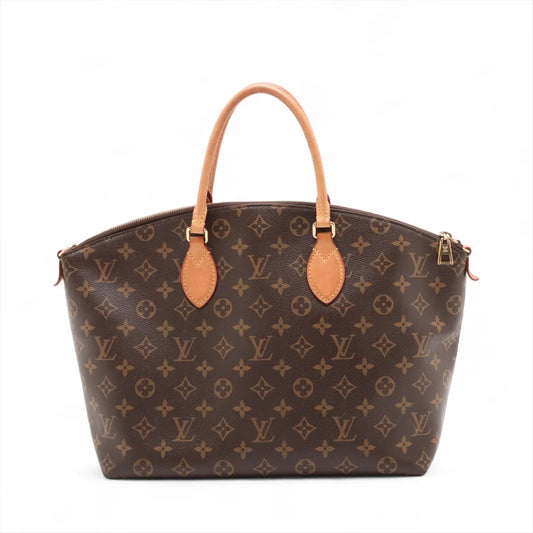 LOUIS VUITTON Vuitton Monogram Boesi NM MM M45987 Brown RFID Responsive Bag