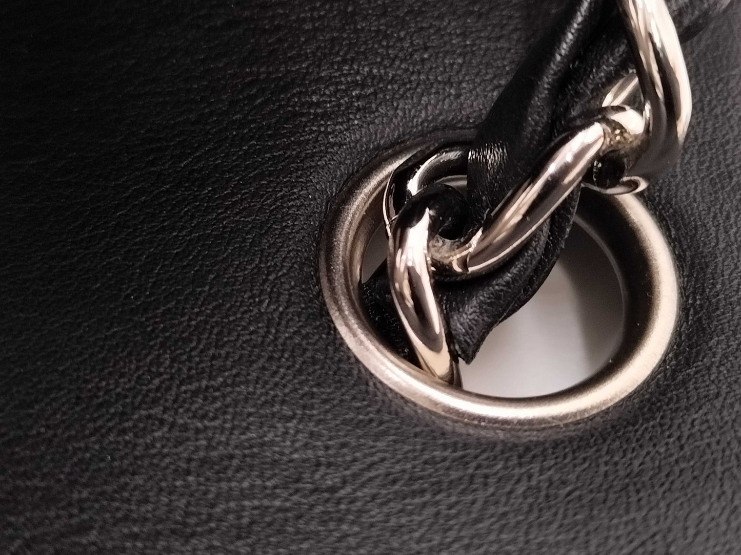 CHANEL Chain Enamel Shoulder Bag