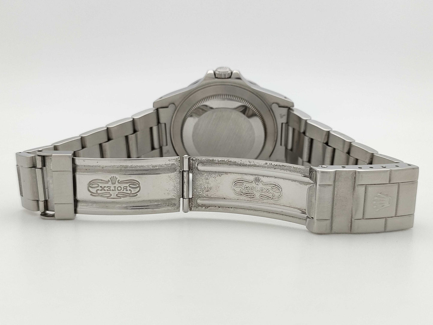 ROLEX 16570 A490444 White Dial Oyster Breath Men's Watch