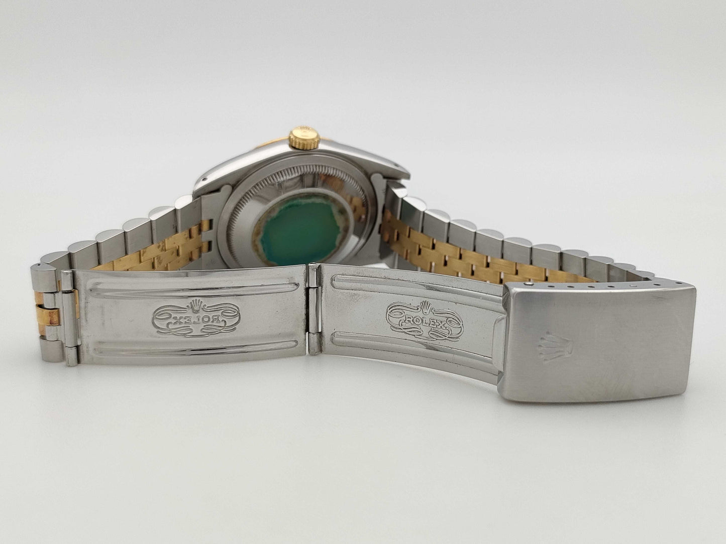 ROLEX 16233G X715573 Champagne Dial Jubilee Bracelet Men's Watch