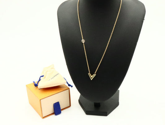 LOUIS VUITTON Essential V M00857 Necklace