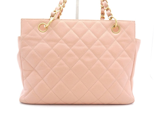 CHANEL Matlasse Caviar Skin Cocomark Chain Tote Bag