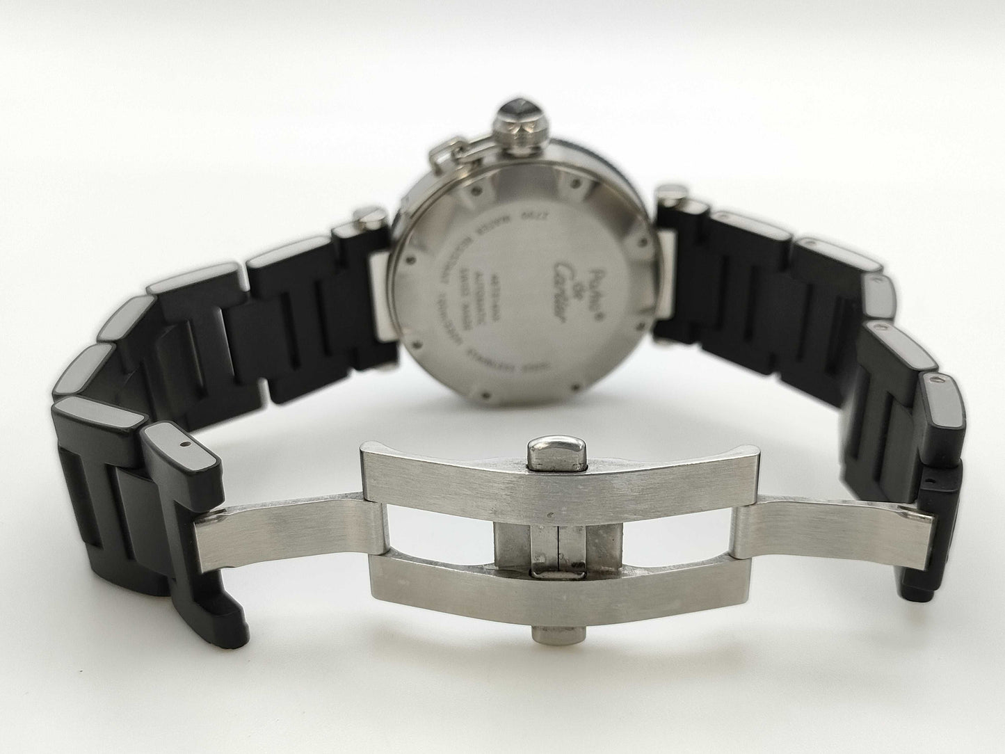 Cartier Pasha W31077U2 2790 467314NX Automatic Black Dial Men's Watch