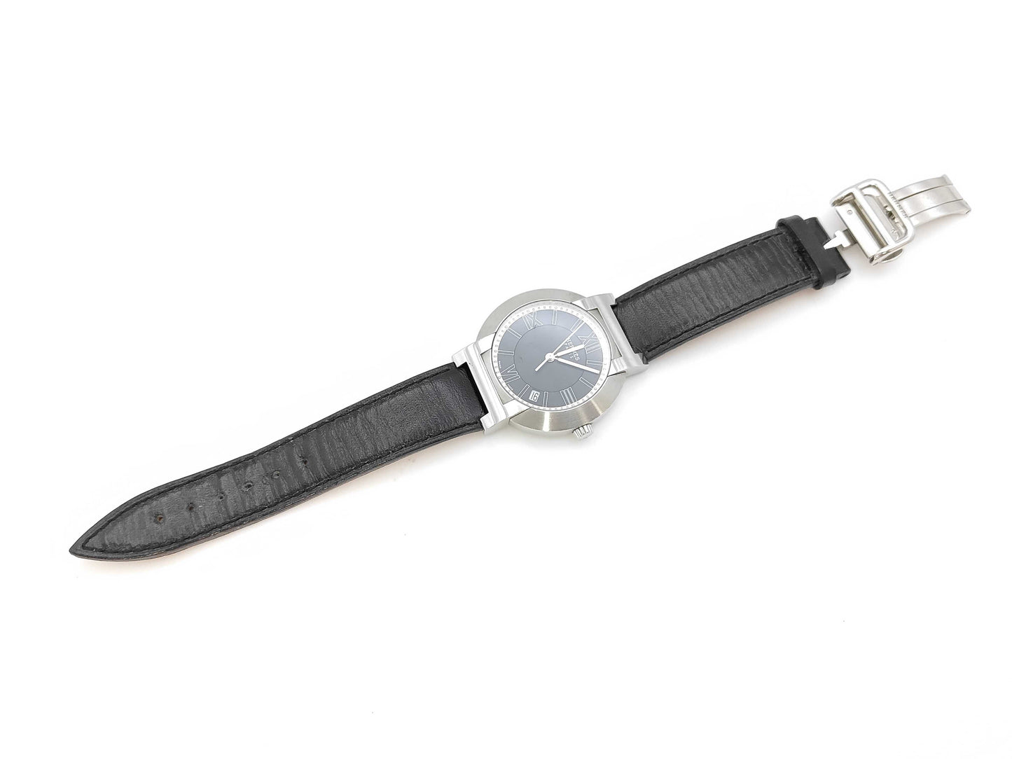 HERMES Nomad NO1.710 1948841 Autoquartz Grey Dial Immovable Men's Watch