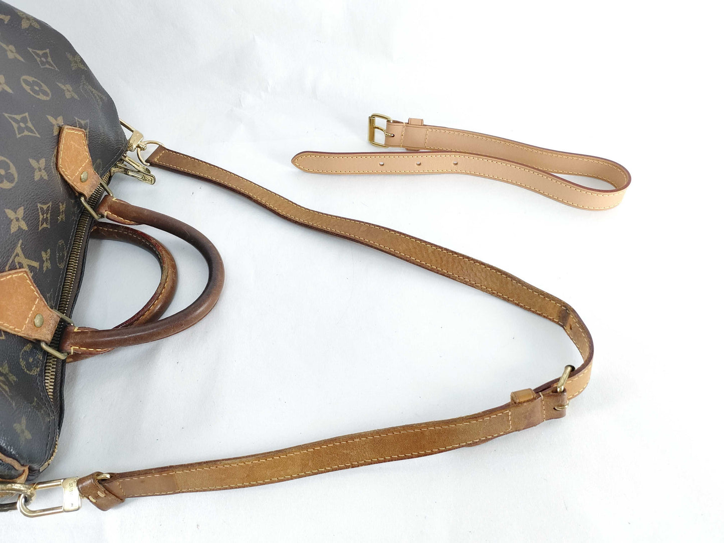 LOUIS VUITTON Monogram Louis Vuitton Monogram Speedy 30 Banduriere M46980 Handbag