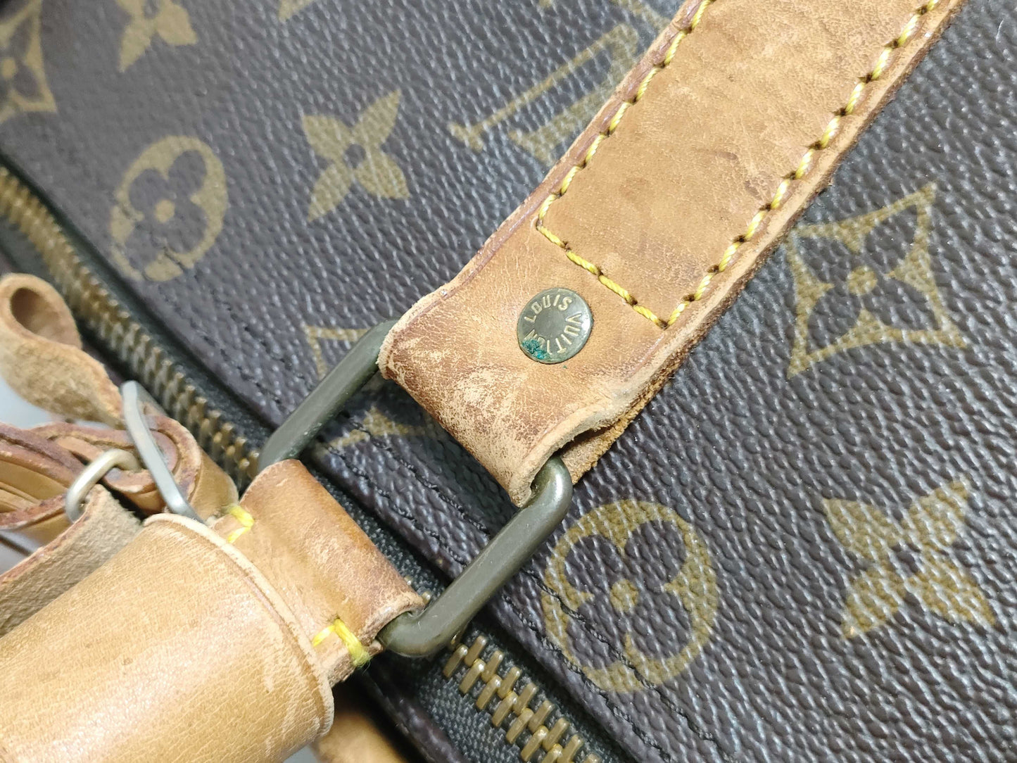 LOUIS VUITTON Monogram Louis Vuitton Monogram Kipol Vantriere 45 M41418 Boston Bag