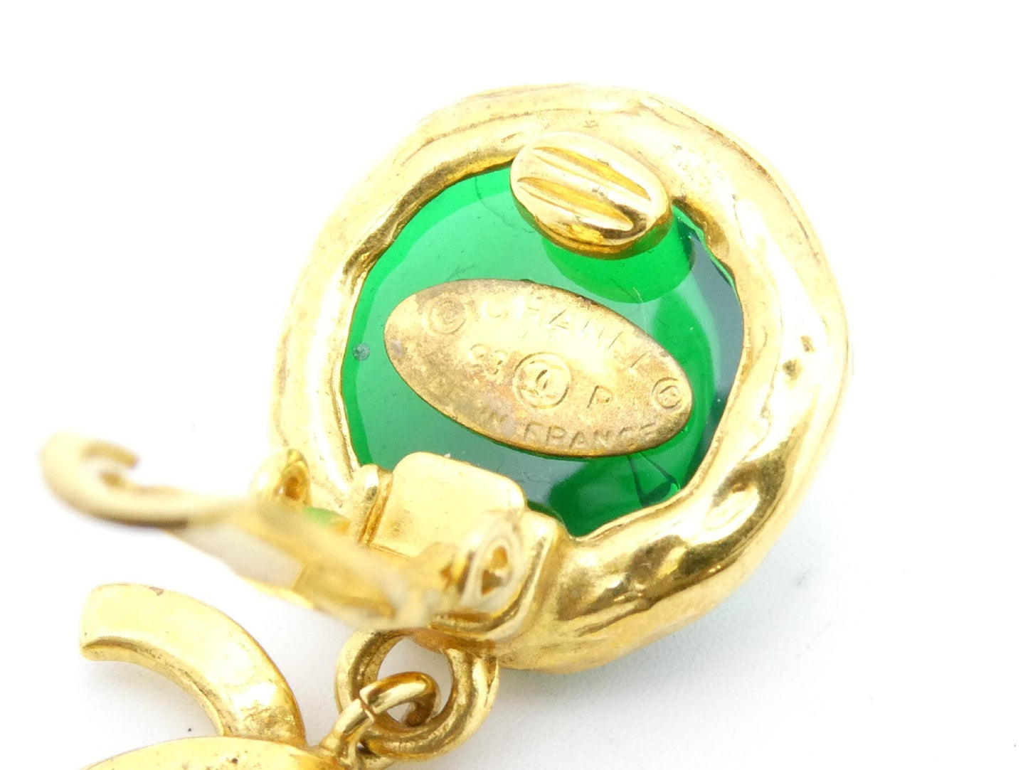 CHANEL Cocomark Swing Earrings