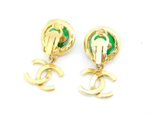 CHANEL Cocomark Swing Earrings