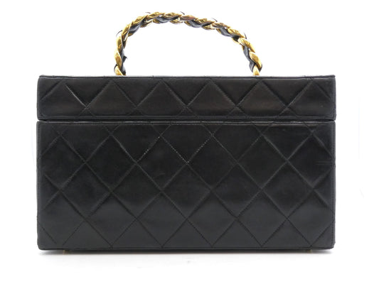 CHANEL Matlasse Cocomark Chain Vanity Bag