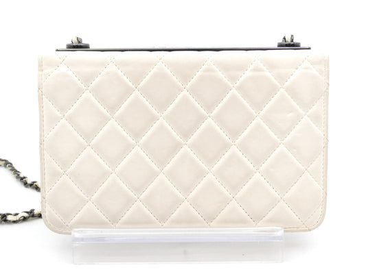 CHANEL Matlasse Cocomark Chain Wallet Shoulder Bag