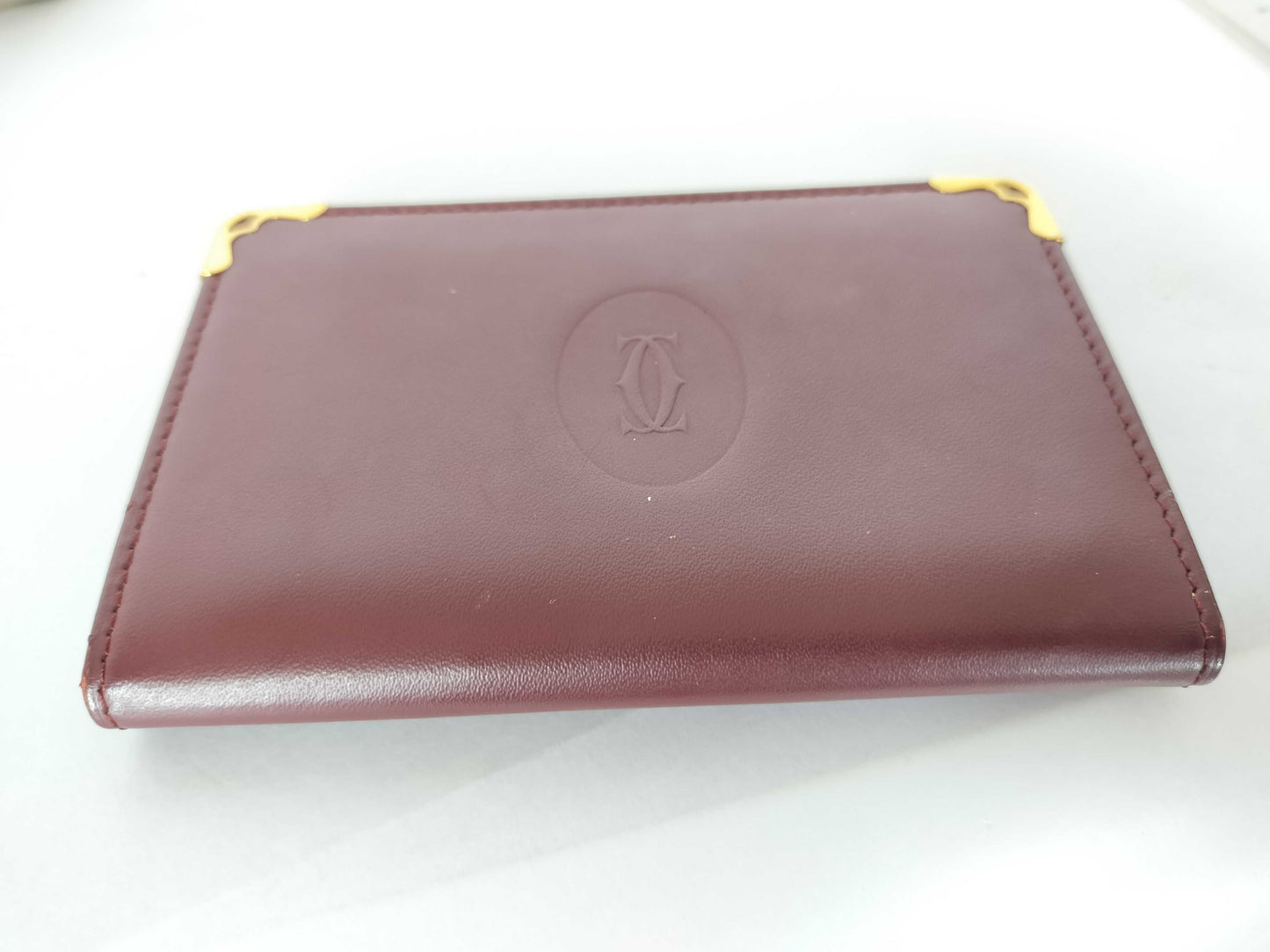 Cartier Mast Cartier Mast Mast Bordeaux Card & Business Card Holder Coin Case Coin Case