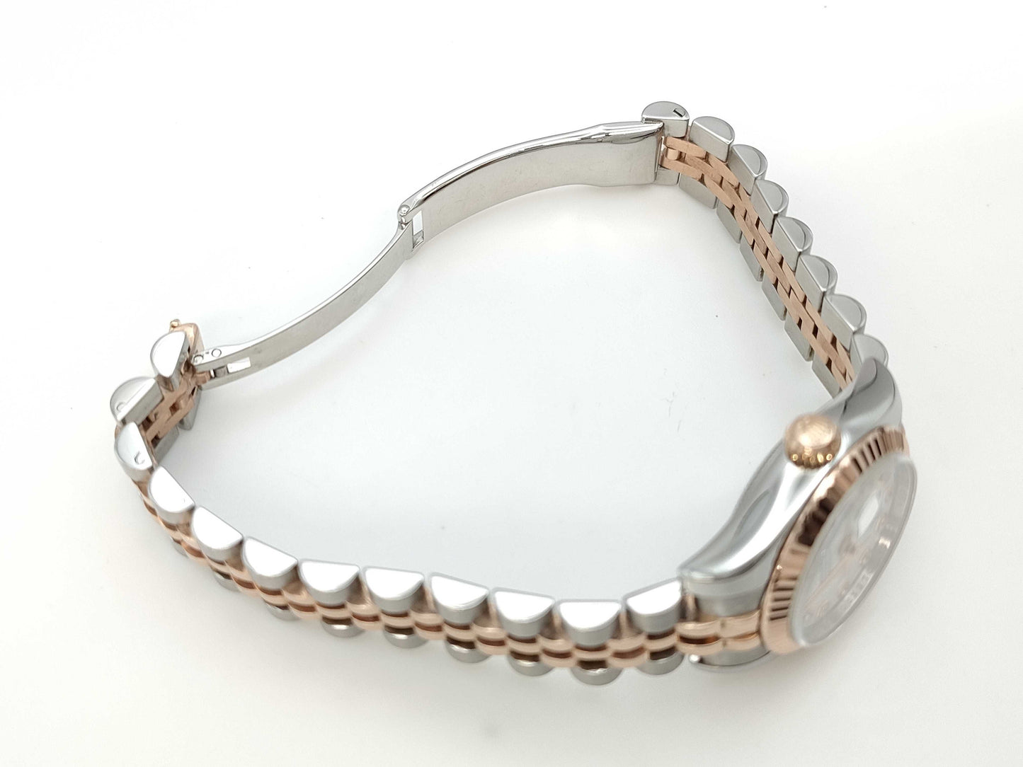 ROLEX 179171G G532018 White Dial Jubilee Breath Women's Watch