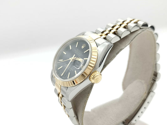 ROLEX 69173 W233658 Black Dial Jubilee Breath Women's Watch