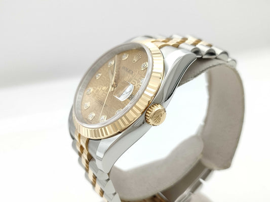 ROLEX 116233G Y5754525 Champagne Holicon Jubilee Breath Men's Watch