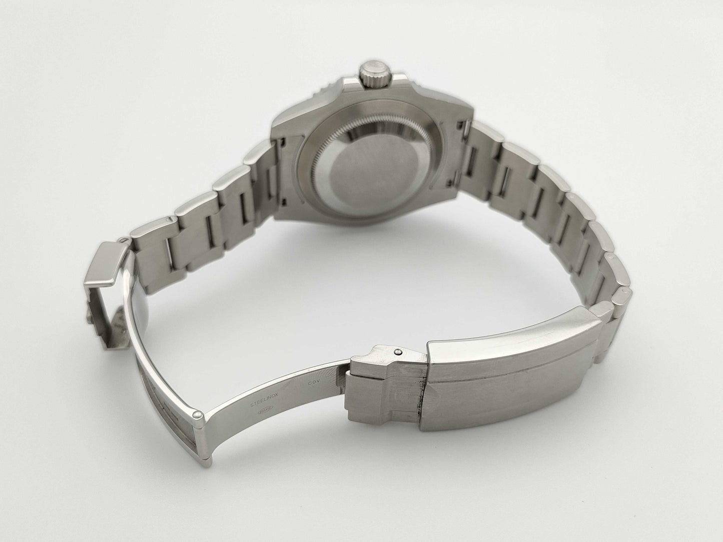 ROLEX 114060 56W9T272 Black Dial Oyster Breath Men's Watch