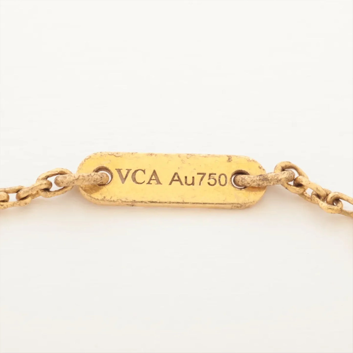 Van Cleef&Arpels Sweet Alhambra Mother-of-Pearl YG Au750 1.8g Bracelet & Bangle