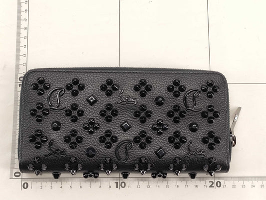 Christian Louboutin Louboutin Panettone Long Wallet Black Wallet