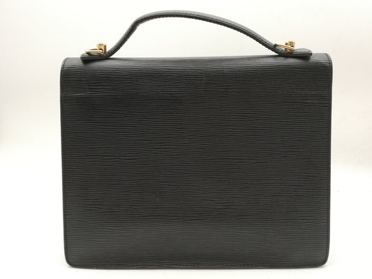 LOUIS VUITTON Epi Monceau M52122 Noir Handbag