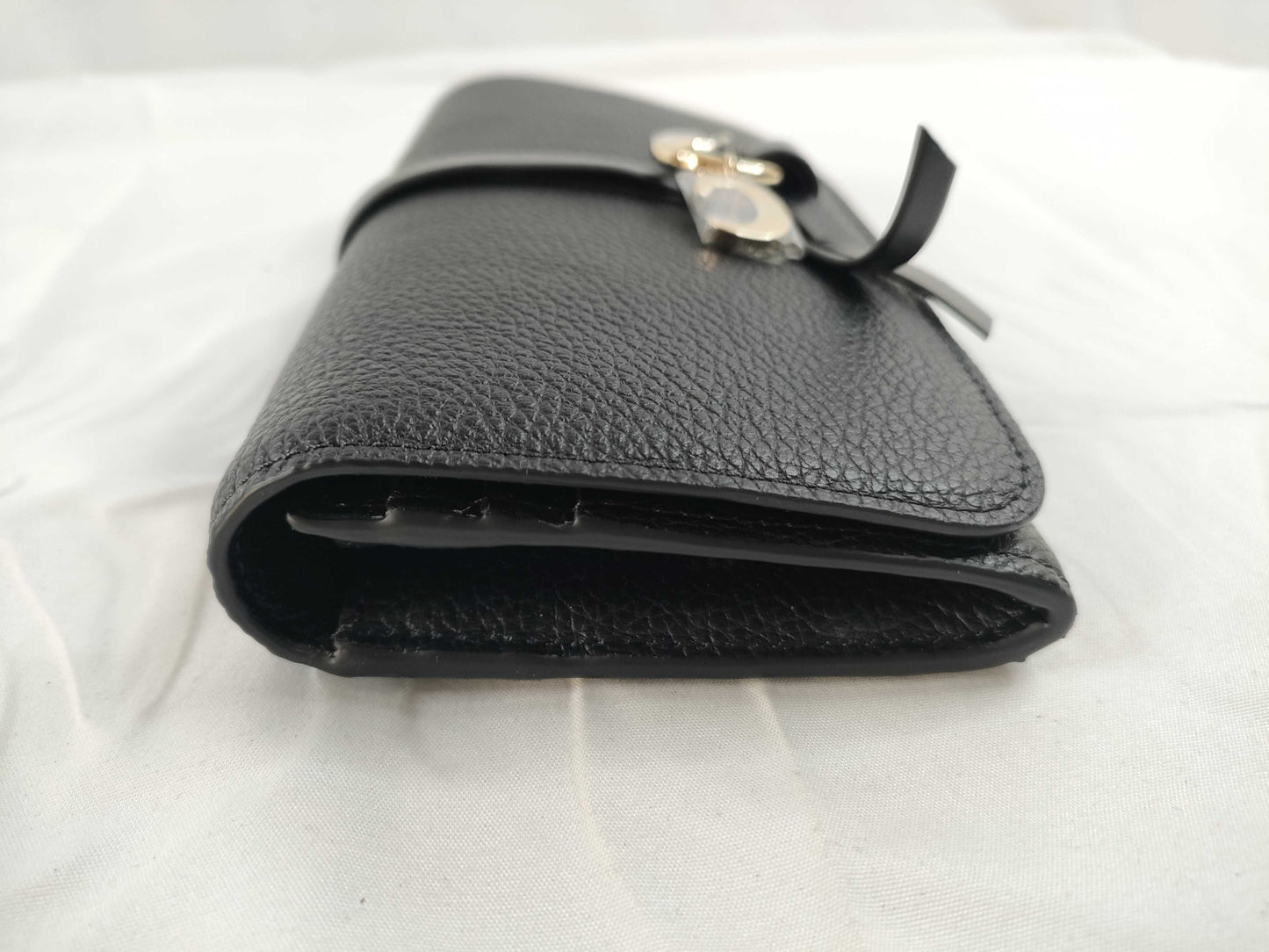 chloe Chloe ALPHABET Alphabet Flap Wallet Wallet Black Wallet