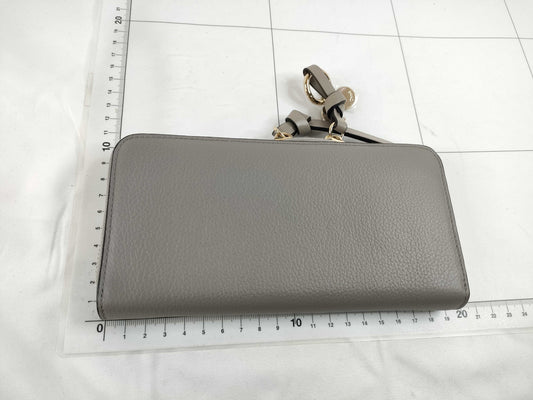 chloe Chloe ALPHABET Alphabet Long Wallet Wallet Gray Wallet