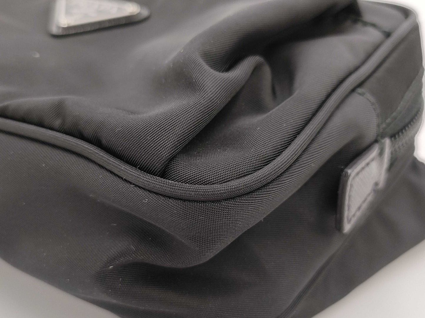 PRADA 2VL977 Renylon Black Body Bag Waist Bag