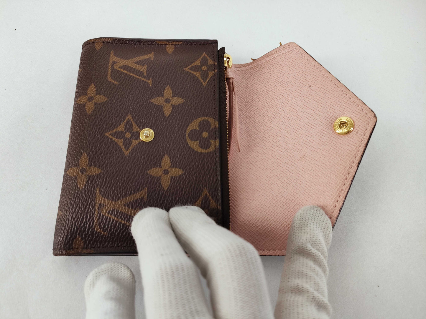 LOUIS VUITTON Monogram Vuitton Victorine Rose Ballerine M62360 FH3210 Wallet