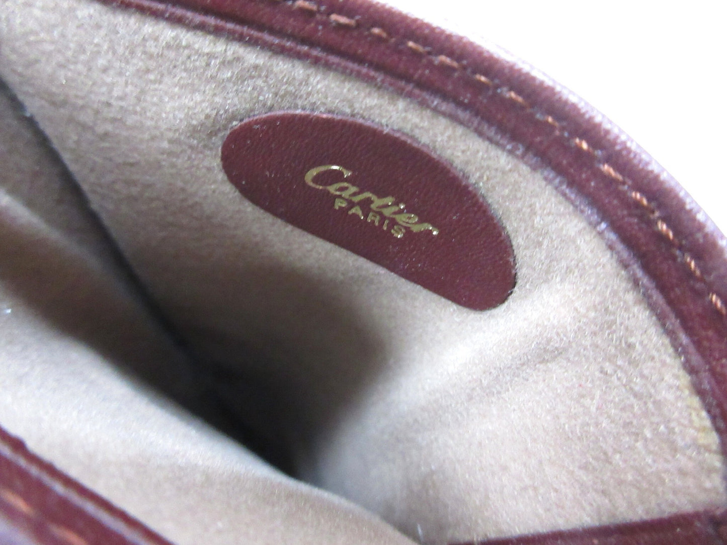 Cartier Mastline Leather Glasses Case Eyeglass Case Glasses Case Eyeglass Case Bordeaux Other Accessories