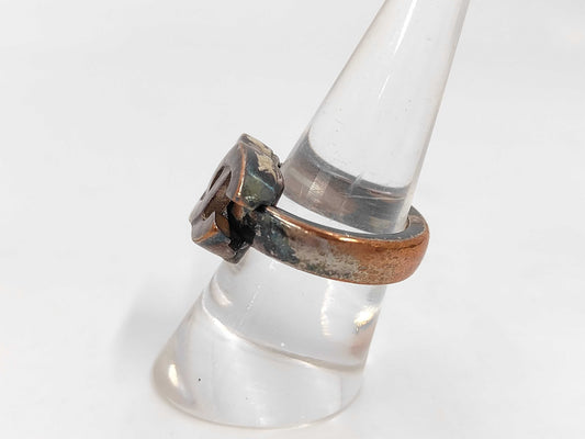 CHANEL 01P Coco Mark Ring Ring