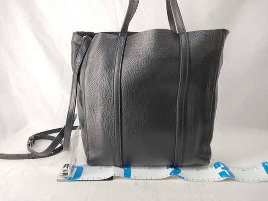 BALENCIAGA Everyday Tote XS Black Leather Tote Bag
