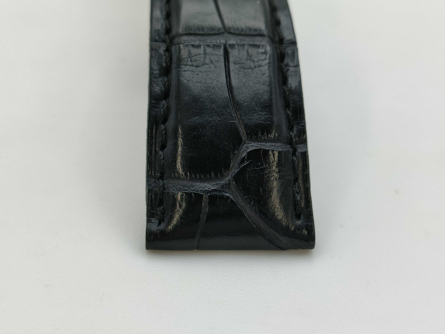 Cartier Croco Belt/Buckle K18WG Unisex