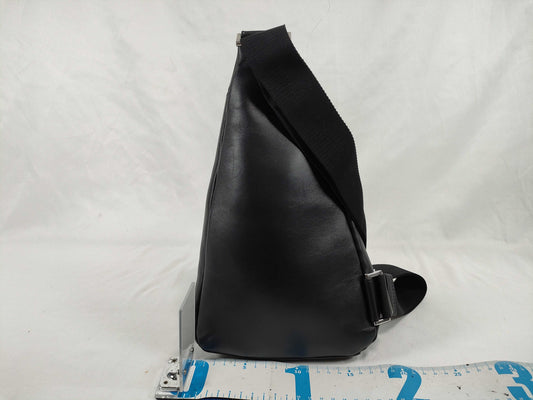 PRADA PRADA One Shoulder Bag 2VZ098 Black Leather Shoulder Bag