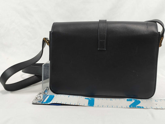SAINT LAURENT SAINT LAURENT PARIS Universite Shoulder Bag 357403 Black Leather Shoulder Bag