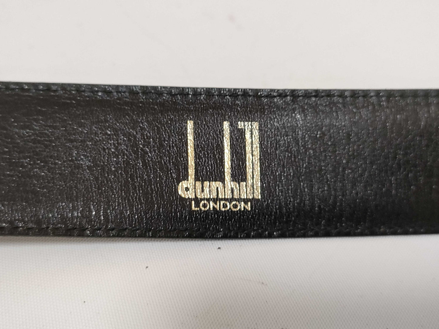 dunhill Dunhill Leather Belt Black 100/40 Belt