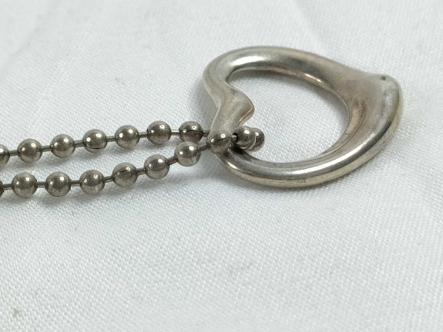 Tiffany&Co. Open Heart Tiffany SV925 Open Heart Necklace Necklace