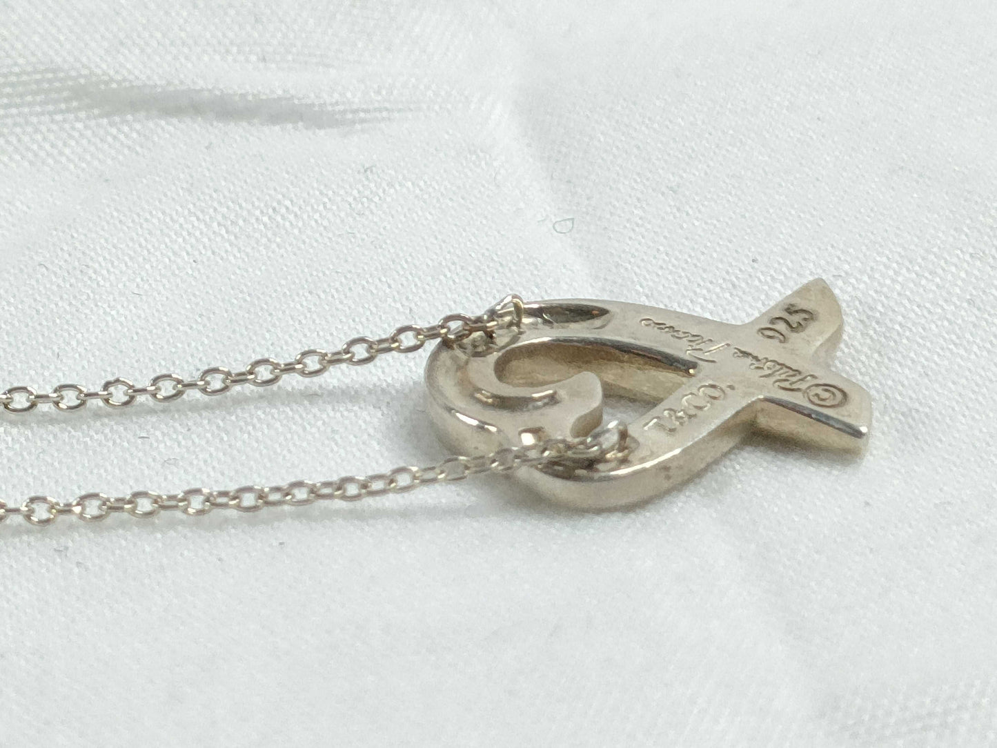 Tiffany&Co. Tiffany SV925 Loving Heart Necklace Necklace