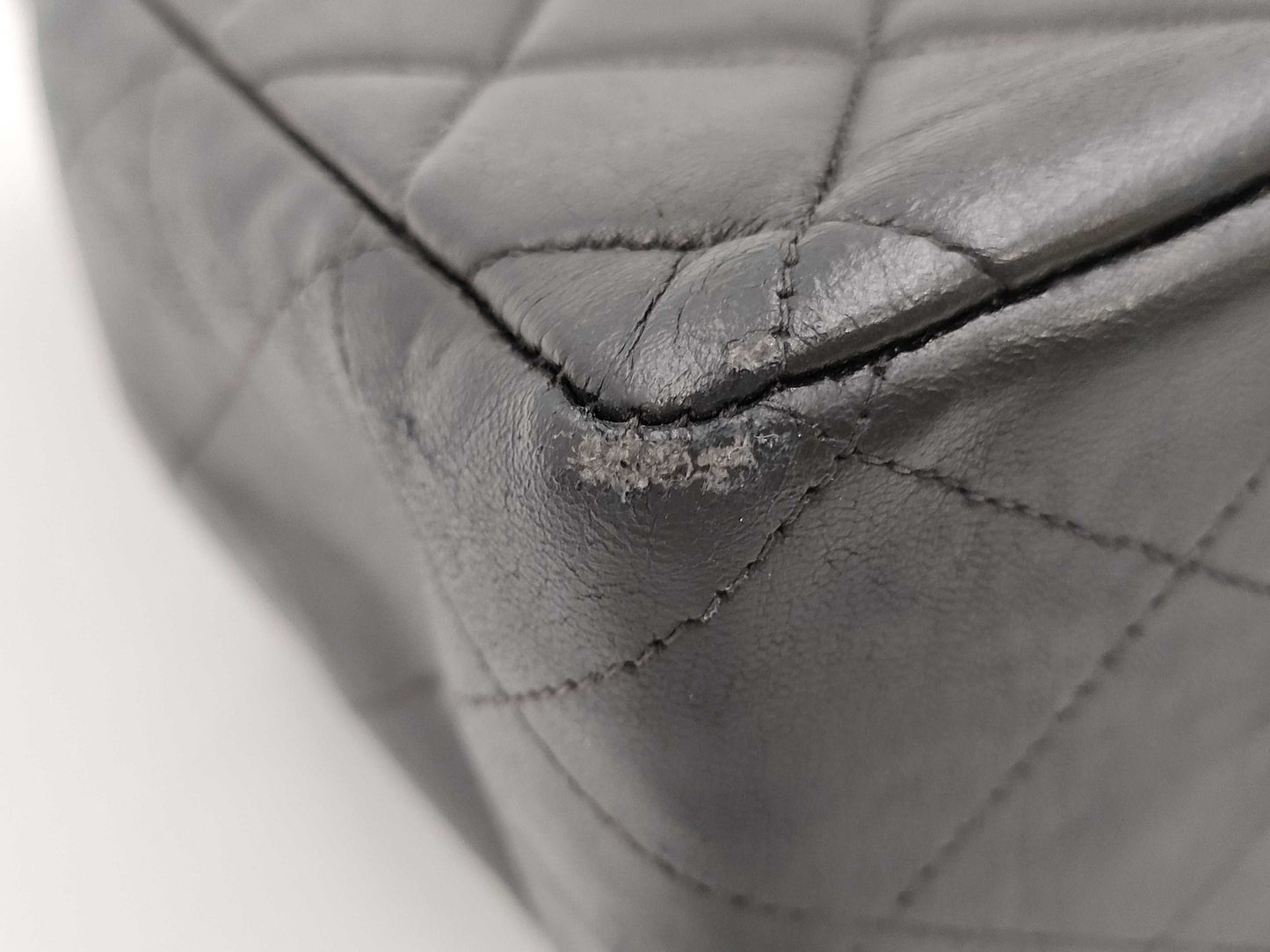 CHANEL Deca Matlasse Chain Shoulder Black Shoulder Bag