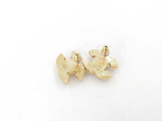 CHANEL Cocomark White Gold B23K Earrings