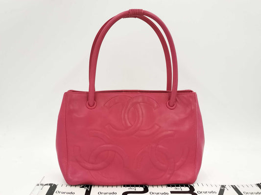 CHANEL Leather Tote Tote Bag