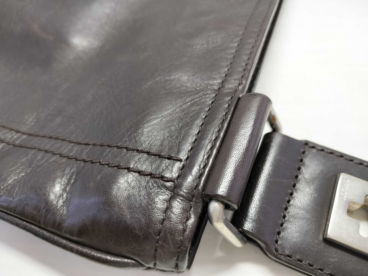 BALLY Leather Trainspotting Shoulder Bag Shoulder Bag