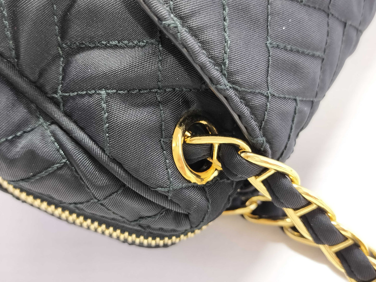 PRADA Nylon Prada Quilted Nylon Chain Shoulder Bag Shoulder Bag