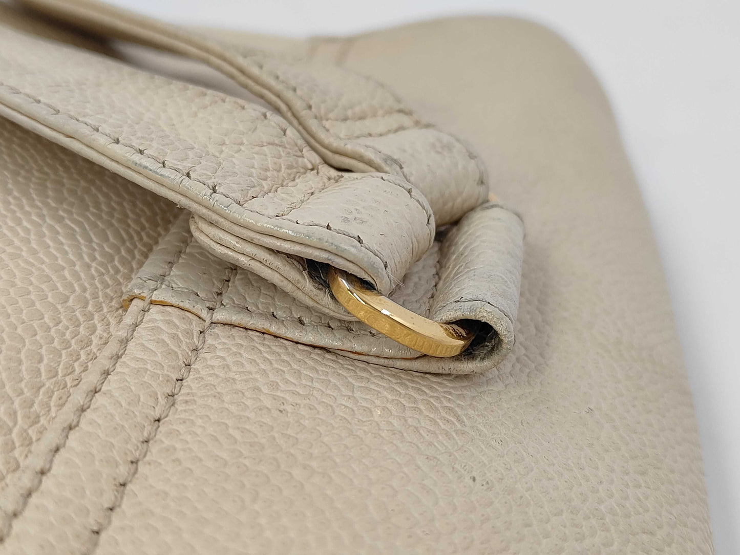 CHANEL Caviar Skin Triple Coco Mark Rucksack