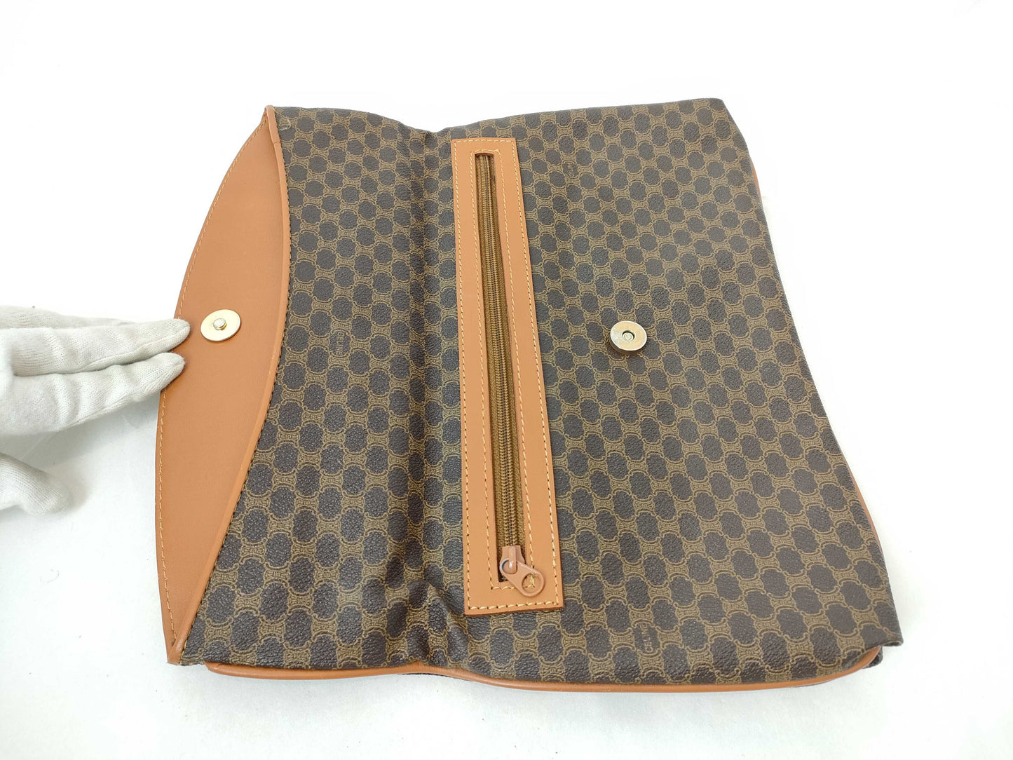 CELINE Macadam Clutch Bag Clutch Bag