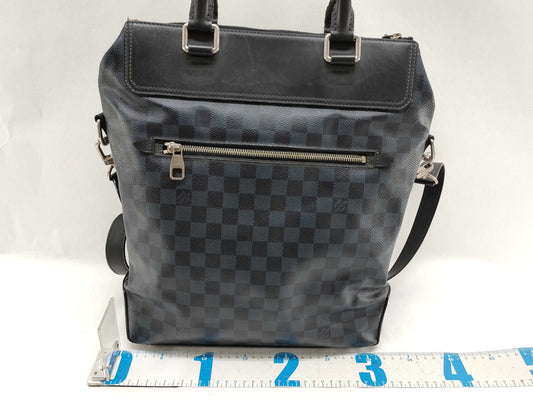 LOUIS VUITTON Damier Graffit Damier Cobalt Greenwich N41351 Handbag