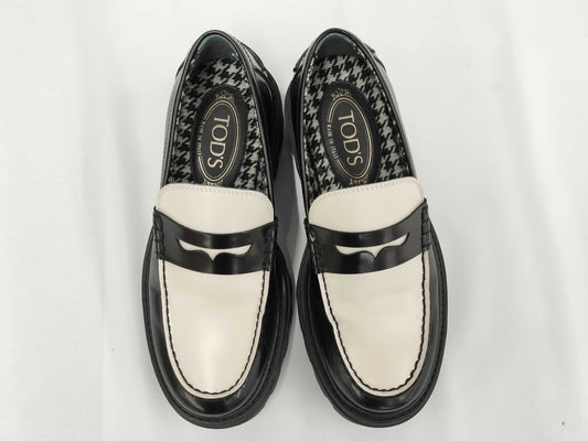 TODS Tods Men's Loafers Leather Shoes Bicolor 4 1/2 A Other Shoes