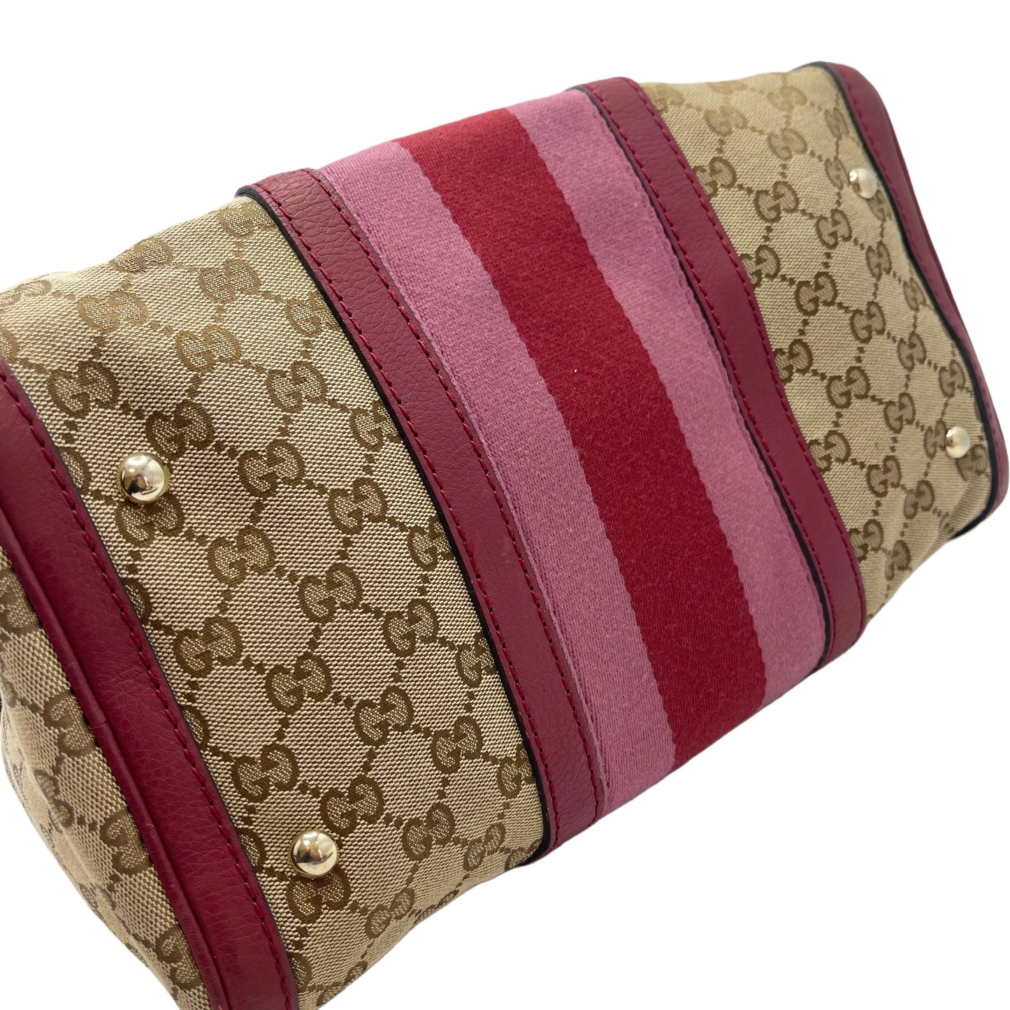 GUCCI Gucci Canvas 2-way Shoulder Bag Boston Bag