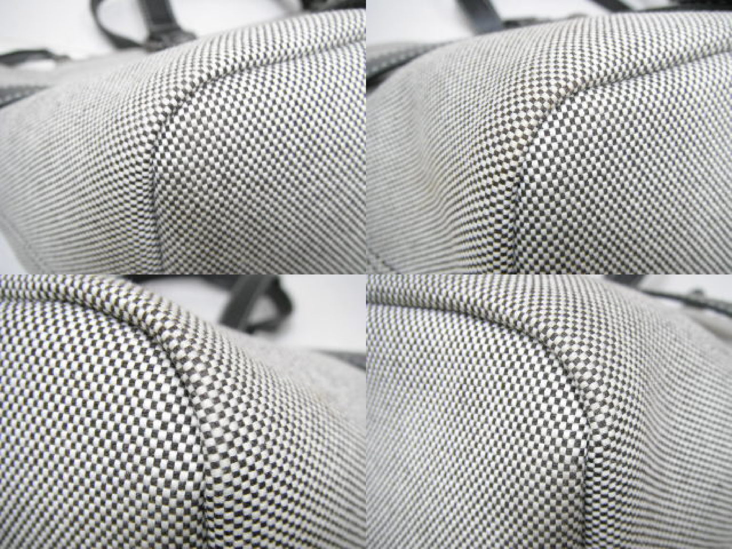 BURBERRY Blue Label Handbag Leather x Canvas Handbag