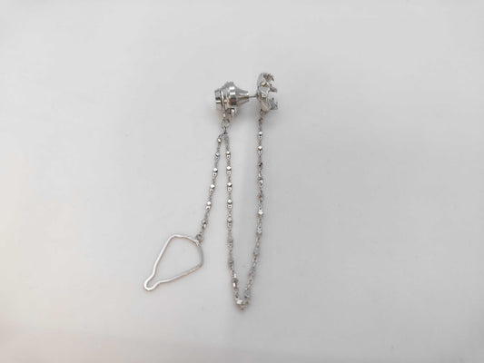 D1.183ct Pt900 3.3g Tie Pin Cuffs