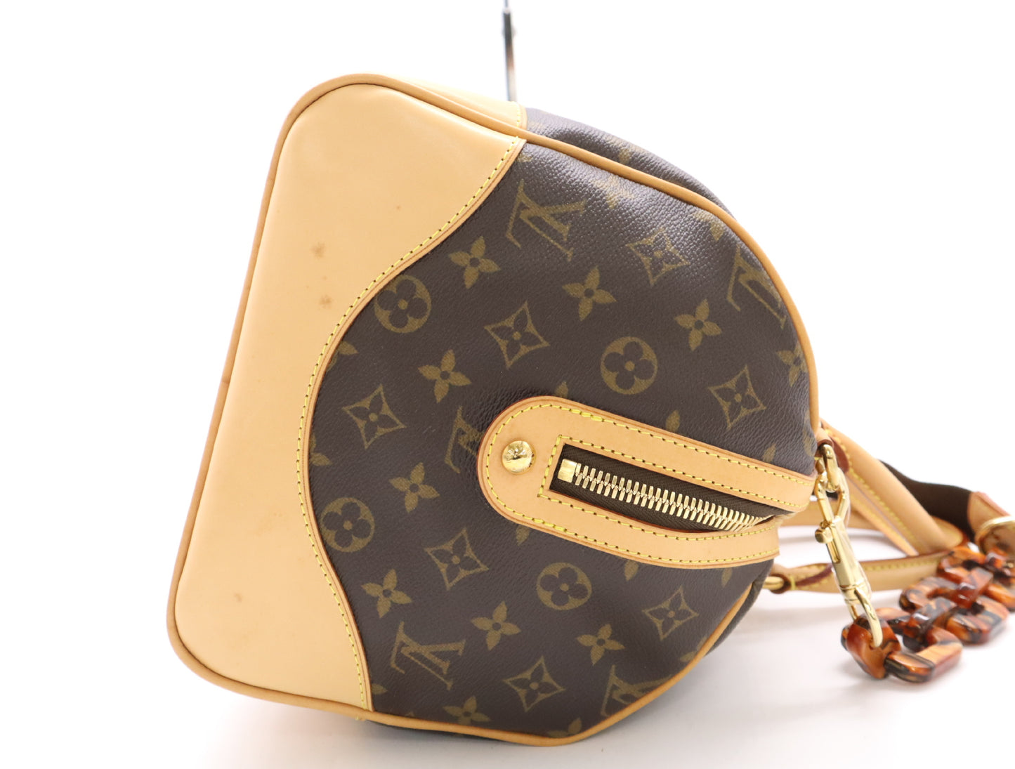 LOUIS VUITTON M40118 Monogram Steven Boston Bag with Shoulder Strap